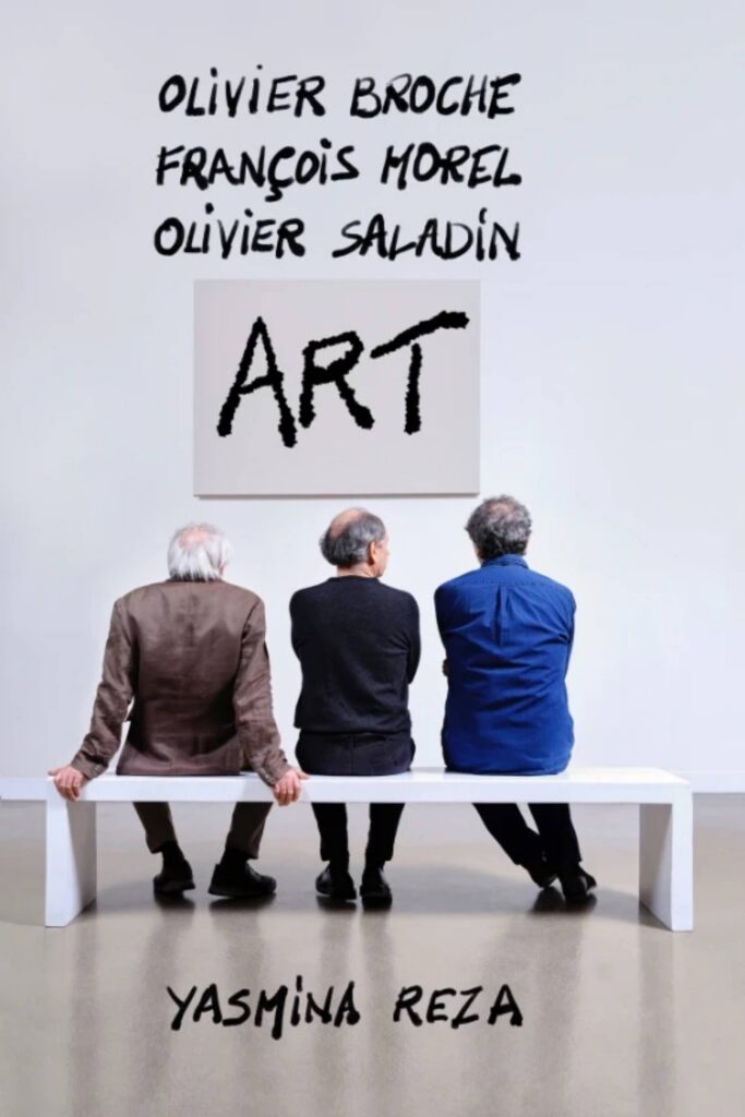 Succès planétaire, Art de Yasmina Reza raconte le conflit inattendu entre trois amis de longue date réunis autour d’une œuvre d’art. A voir avec François Morel, Olivier Broche et Olivier Saladin à la Maison de la Culture de Bourges / DR